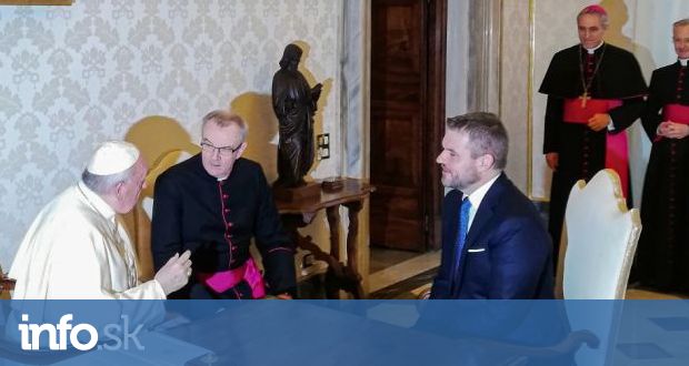Pápež František prijal premiéra Petra Pellegriniho | Info.sk